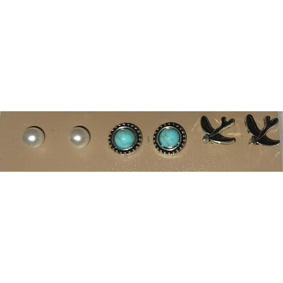 New 6 Pair of Coordinated Earrings - Picture 5 of 6